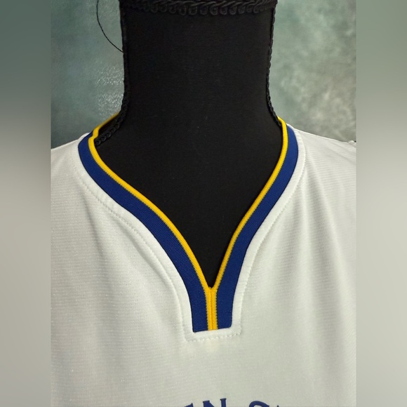 Golden State Warriors White Basketball Jersey Thompson #11 - Picture 3 of 12